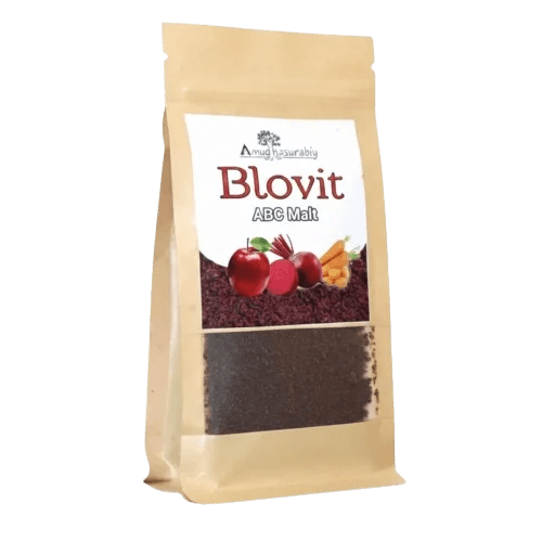 Blovit ABC Malt natural health drink packaging by Amudhasurabiy Organics